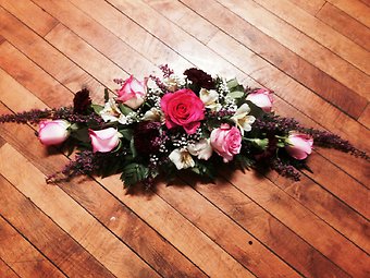 Pink Rose Hinge Spray