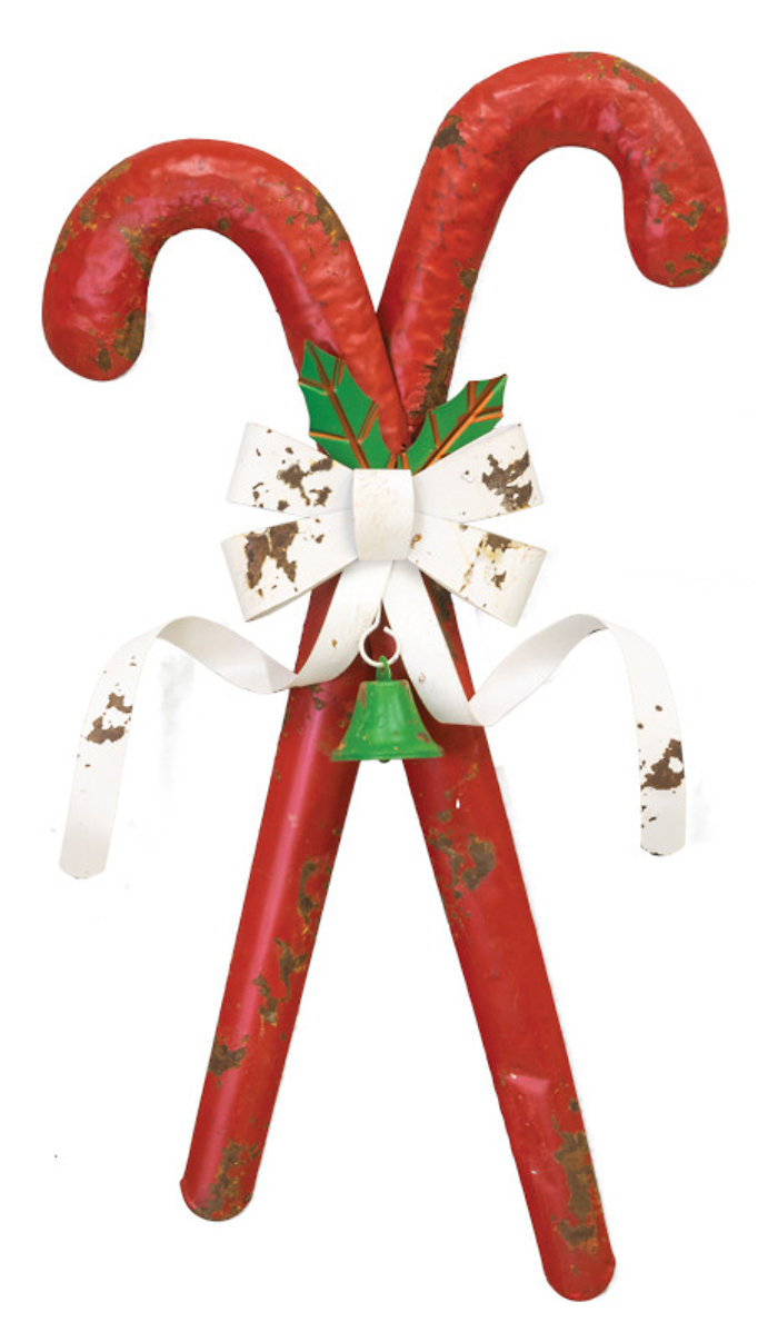 Metal Candy Cane Hanger
