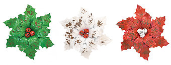 Christmas Poinsettia Hanger