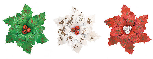 Christmas Poinsettia Hanger