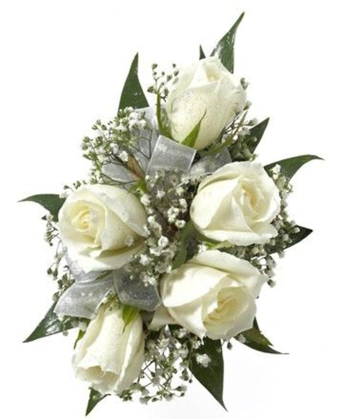 White Rose Corsage