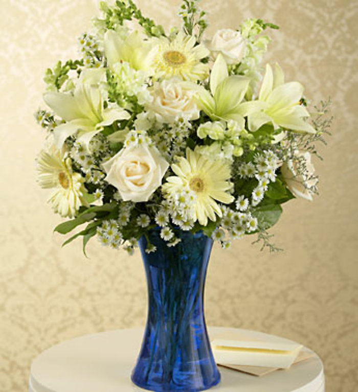 Sympathy Arrangement in White