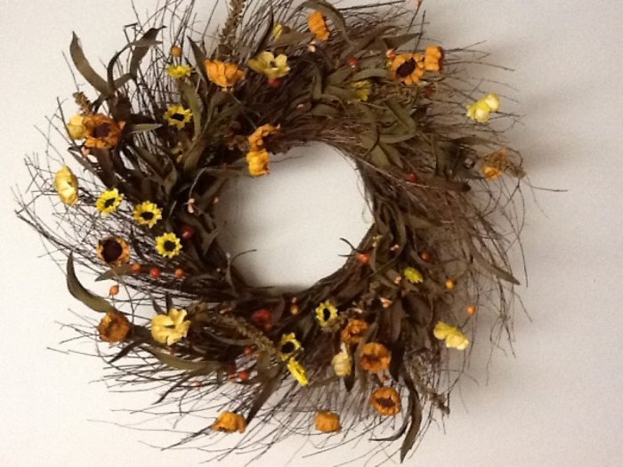 Sunflower Field Wreath