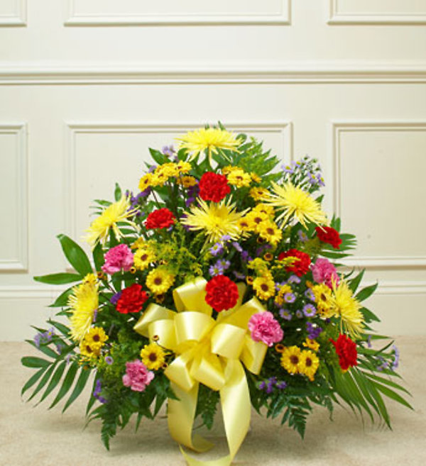 Heartfelt Tribute Floor Basket