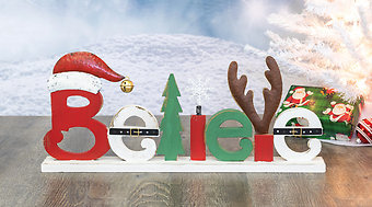 Festive Believe Tabletop
