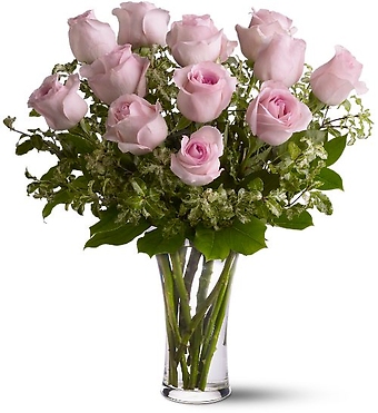 Dozen Pink Roses