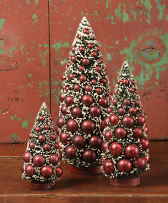Medium Red Ornament Tree