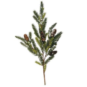 38 Inch Snowy Spruce Branch