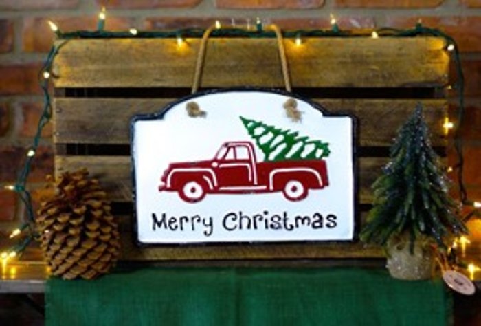 Vintage Truck Vintage Sign