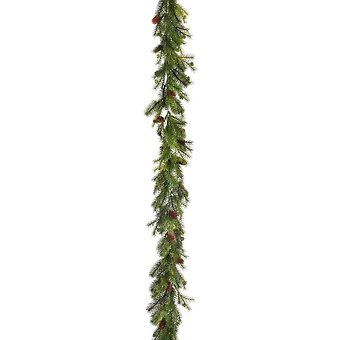 Mixed Pine with Cone Garland