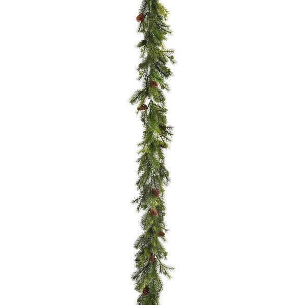 Mixed Pine with Cone Garland