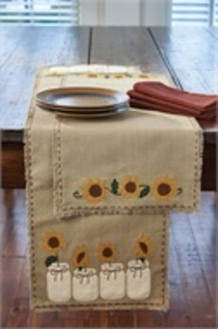 Sunflower Blooms Table Runner - 54\"L