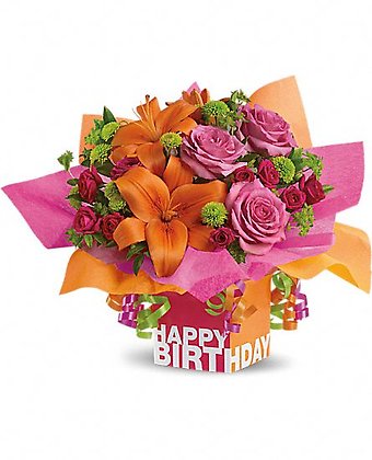 Teleflora\'s Rosy Birthday Present