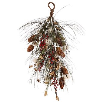 Cotton and Berry Swag